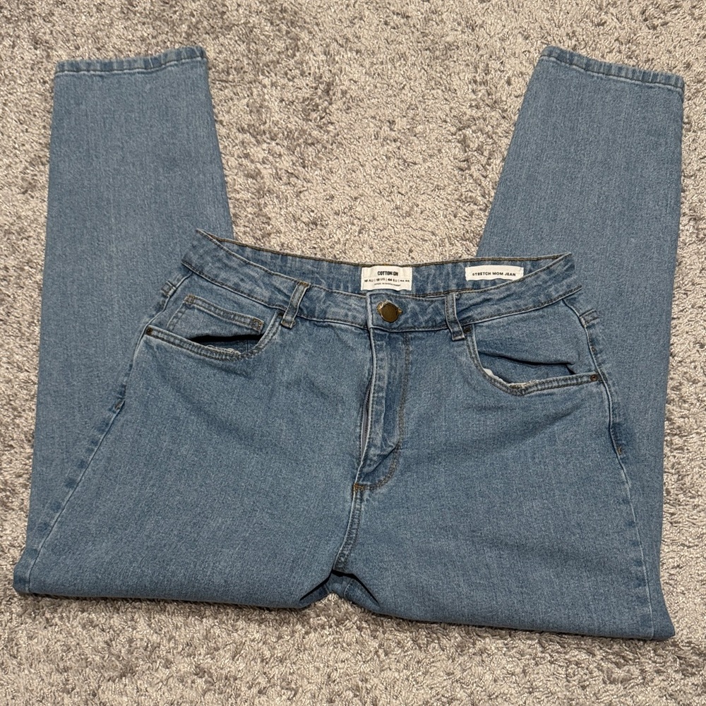 Cotton On Women's High Rise Blue Jeans